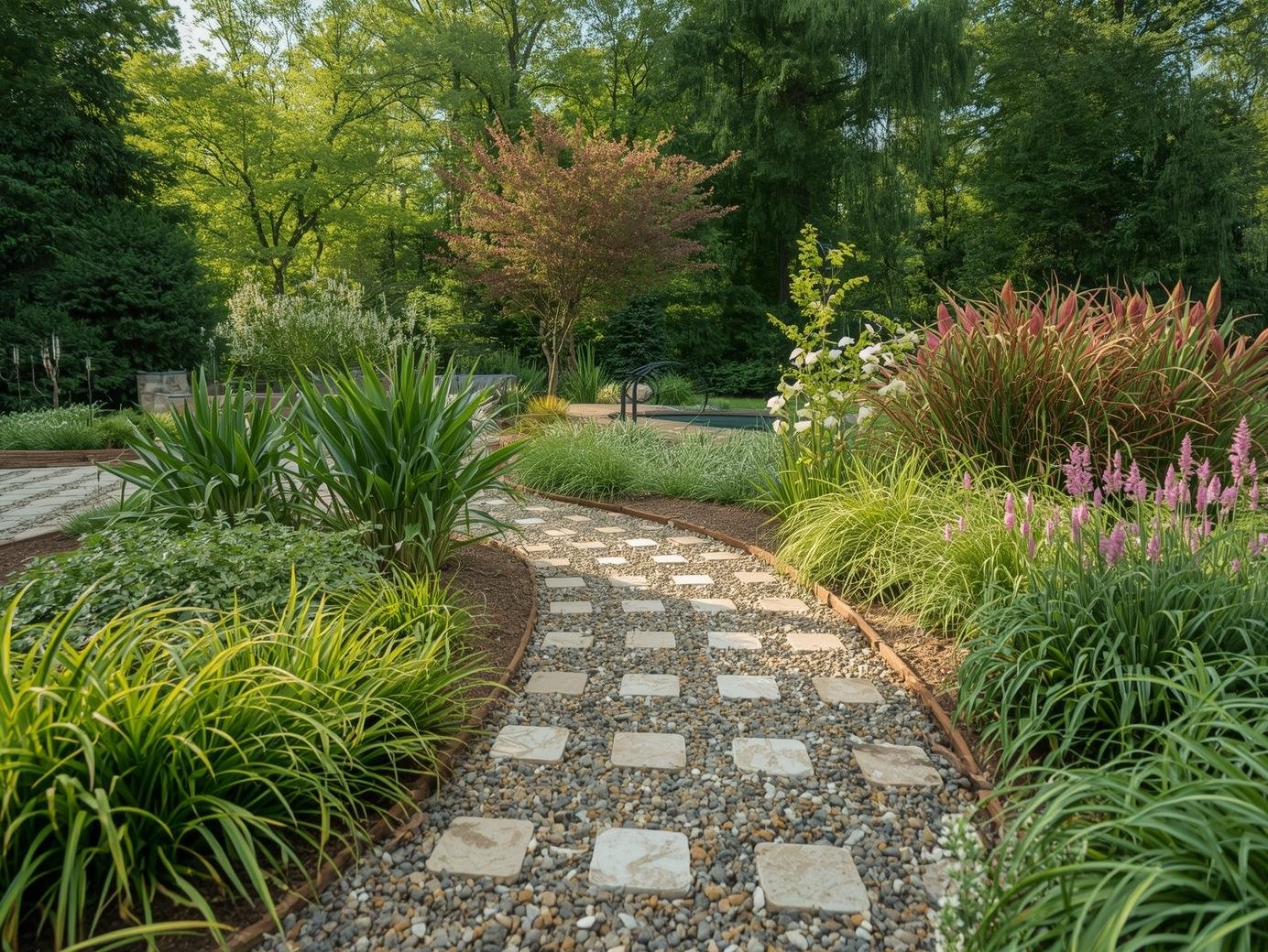 Eco-friendly landscaping example